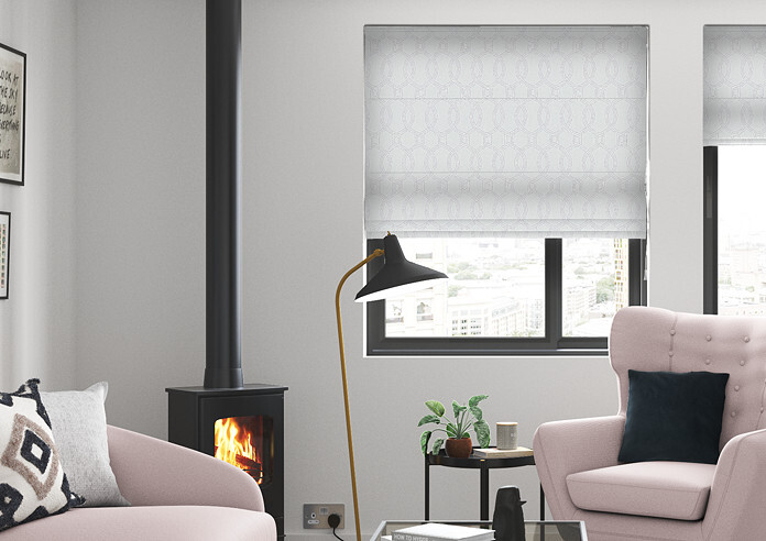 Aria, Chalk - Roman Blind - Image 3